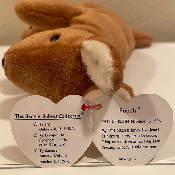 Ty Beanie Babies - Pouch the Kangaroo - Picture 5 of 5